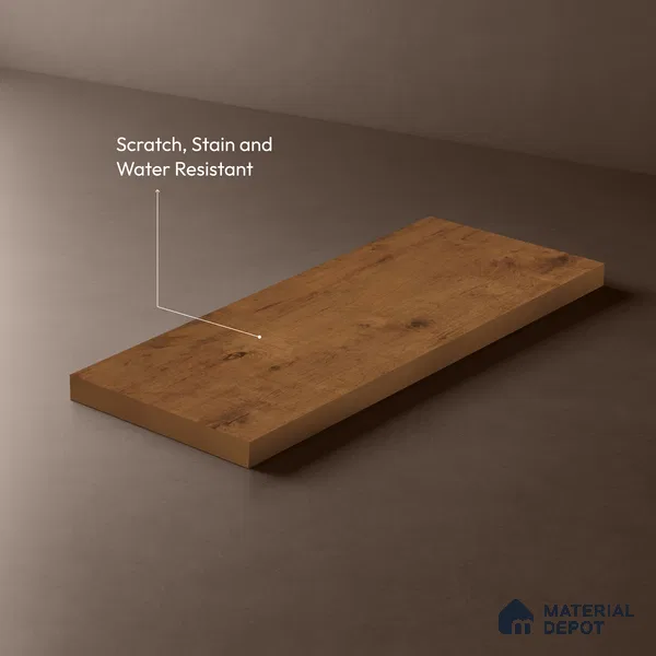 Wooden Look LM 13933 8 ft x 4 ft Texture Finish Decorative Laminate - 1 mm | Suitable for TV Unit, Wardrobe, Kitchen Cabinets