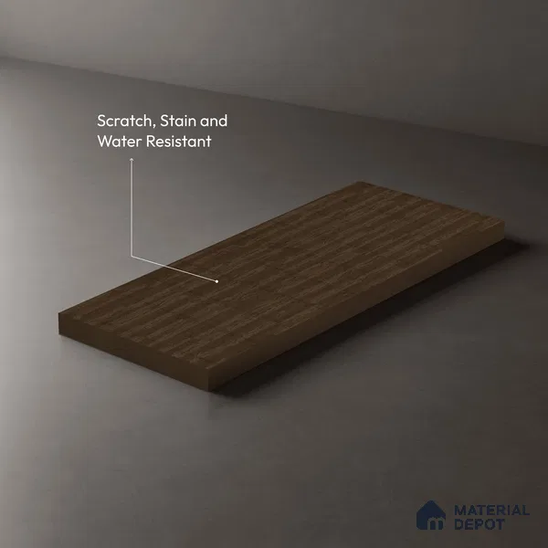 Wooden Look LM 13940 8 ft x 4 ft Texture Finish Decorative Laminate - 1 mm | Suitable for TV Unit, Wardrobe, Kitchen Cabinets