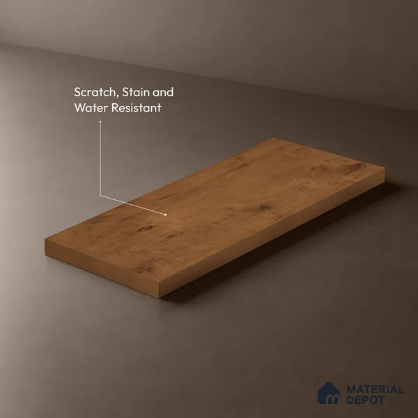 Wooden Look LM 13941 8 ft x 4 ft Texture Finish Decorative Laminate - 1 mm | Suitable for TV Unit, Wardrobe, Kitchen Cabinets