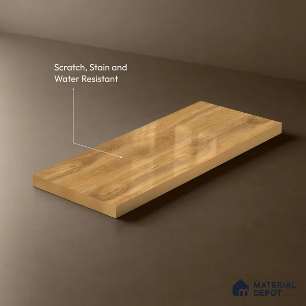 Wooden Look LM 13946 8 ft x 4 ft Glossy Finish Decorative Laminate - 1 mm | Suitable for TV Unit, Wardrobe, Kitchen Cabinets