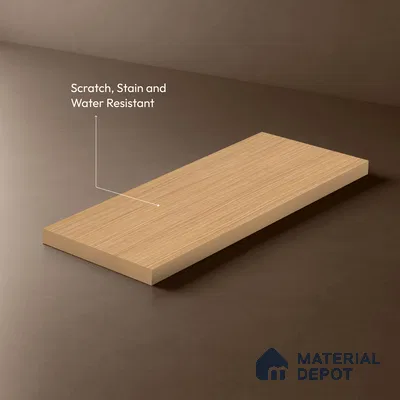 Wooden Look LM 17413 Riva Mille 10 ft x 4 ft Texture Finish Decorative Laminate - 1 mm | Suitable for TV Unit, Wardrobe, Kitchen Cabinets