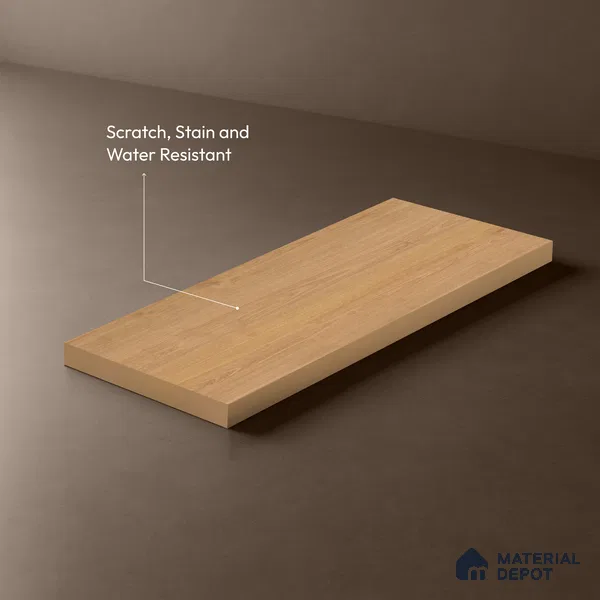 Wooden Look LM 17423 Classic Cedar 10 ft x 4 ft Suede Finish Decorative Laminate - 1 mm | Suitable for TV Unit, Wardrobe, Kitchen Cabinets