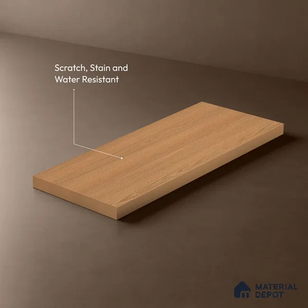 Patterned Look LM 21332 8 ft x 4 ft Texture Finish Decorative Laminate - 1 mm | Suitable for Bedroom, TV Unit, Wardrobe