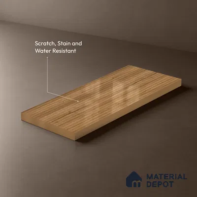 Wooden Fluted LM 21339 8 ft x 4 ft Glossy Finish Decorative Laminate - 1 mm | Suitable for TV Unit,Wardrobe, Kitchen Cabinets