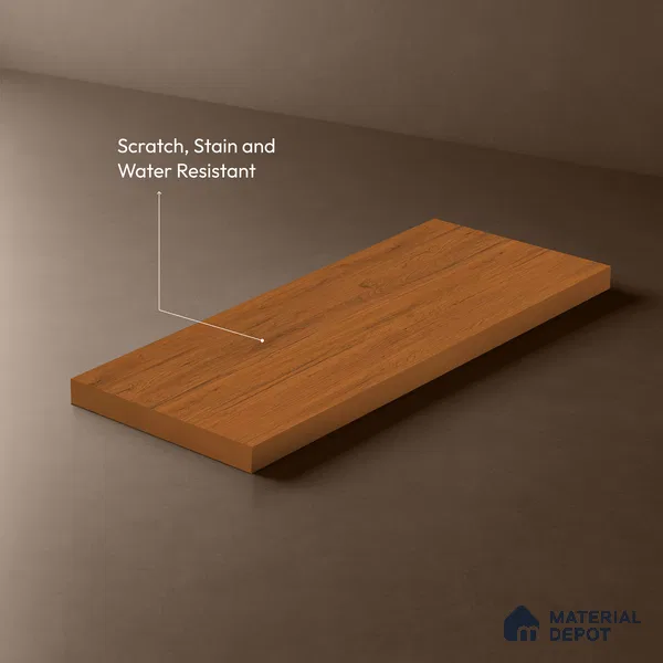 Wooden Look LM 21351 Canadian Maple 8 ft x 4 ft Matte Finish Decorative Laminate - 1 mm | Suitable for TV Unit, Wardrobe, Kitchen Cabinets
