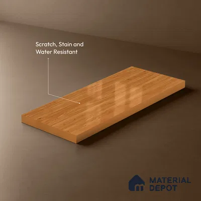 Wooden Look LM 21353 Crown Woody 8 ft x 4 ft Texture Finish Decorative Laminate - 1 mm | Suitable for TV Unit, Wardrobe, Kitchen Cabinets