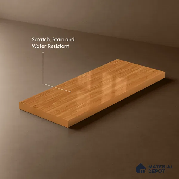 Wooden Look LM 21353 Crown Woody 8 ft x 4 ft Texture Finish Decorative Laminate - 1 mm | Suitable for TV Unit, Wardrobe, Kitchen Cabinets