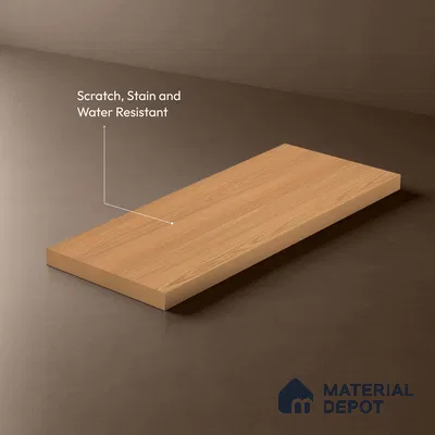 Wooden Look LM 21358 Sober Oak 8 ft x 4 ft Matte Finish Decorative Laminate - 1 mm | Suitable for TV Unit, Wardrobe, Kitchen Cabinets