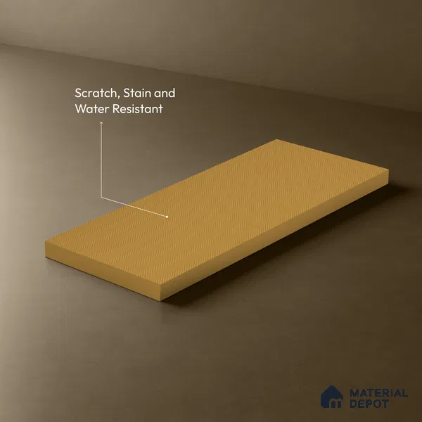 Brown Solid Colors Look LM 21377 8 ft x 4 ft Texture Finish Decorative Laminate - 1 mm | Suitable for TV Unit, Wardrobe, Kitchen Cabinets