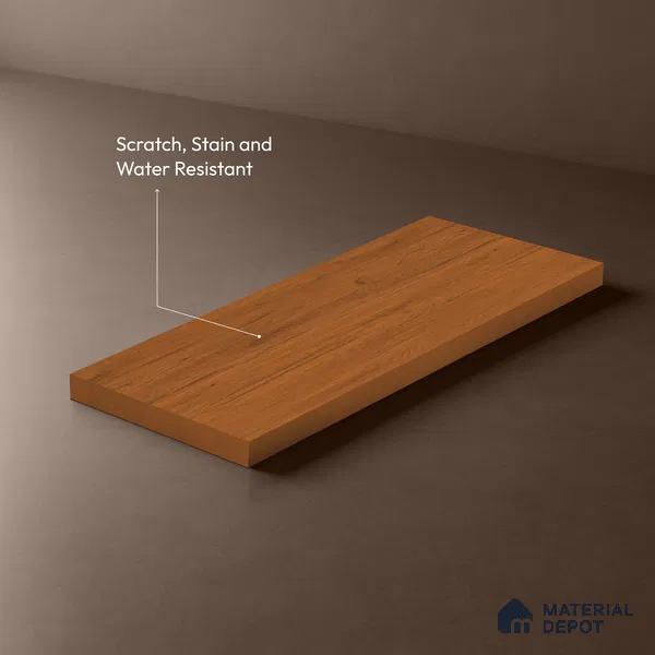 Wooden Look LM 21405 Canadian Maple 8 ft x 4 ft Texture Finish Decorative Laminate - 1 mm | Suitable for TV Unit, Wardrobe, Kitchen Cabinets