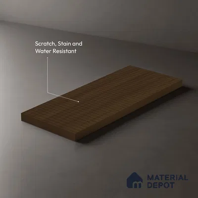 Wooden Look LM 21409 African Walnut Dark 8 ft x 4 ft Texture Finish Decorative Laminate - 1 mm | Suitable for TV Unit, Wardrobe, Kitchen Cabinets