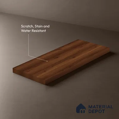Wooden Look LM 21415 Bruto Walnut 8 ft x 4 ft Matte Finish Decorative Laminate - 1 mm | Suitable for TV Unit, Wardrobe, Kitchen Cabinets