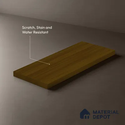 Wooden Look LM 21425 African Walnut Dark 8 ft x 4 ft Texture Finish Decorative Laminate - 1 mm | Suitable for TV Unit, Wardrobe, Kitchen Cabinets