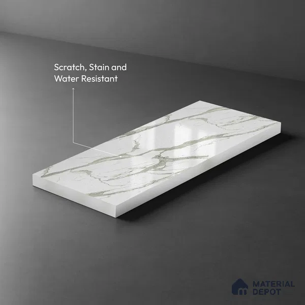 Stone Look LM 21438 8 ft x 4 ft Matte Finish Decorative Laminate - 1 mm | Suitable for TV Unit, Wardrobe, Kitchen Cabinets