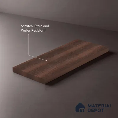 Wooden Look LM 21444 Smoked Walnut 8 ft x 4 ft Texture Finish Decorative Laminate - 1 mm | Suitable for TV Unit, Wardrobe, Kitchen Cabinets