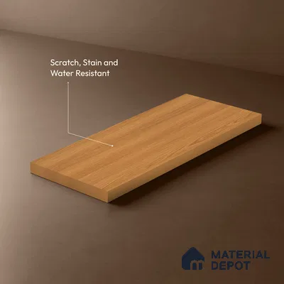 Wooden Look LM 21449 Classy Oak 8 ft x 4 ft Suede Finish Decorative Laminate - 1 mm | Suitable for TV Unit, Wardrobe, Kitchen Cabinets