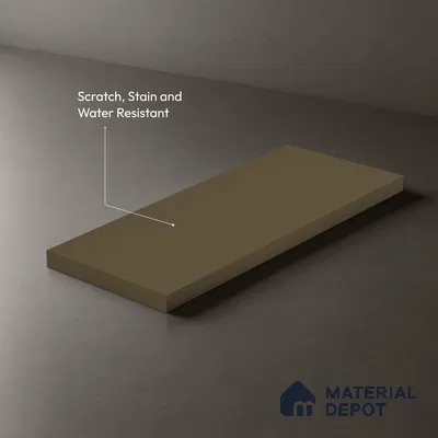 Sandy Brown Solid Colors Look LM 23720 8 ft x 4 ft Matte Finish Decorative Laminate - 1 mm | Suitable for Living Room, Kitchen, Office
