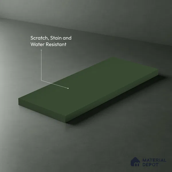 Aloe Vera Green Solid Colors Look LM 23723 8 ft x 4 ft Matte Finish Decorative Laminate - 1 mm | Suitable for Living Room, Kitchen, Office