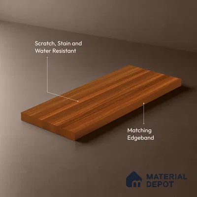 Wooden Look LM 19501 F Artisan Oak Suede Finish 8 ft x 4 ft Decorative Laminate - 1 mm | Suitable for TV Unit, Wardrobe, Kitchen Cabinets
