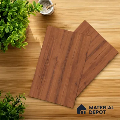 Wooden Look LM 01292 Ripple Wood 8 ft x 4 ft Texture Finish Laminates - 1 mm  | Suitable for TV Unit, Wardrobe, Kitchen Cabinets