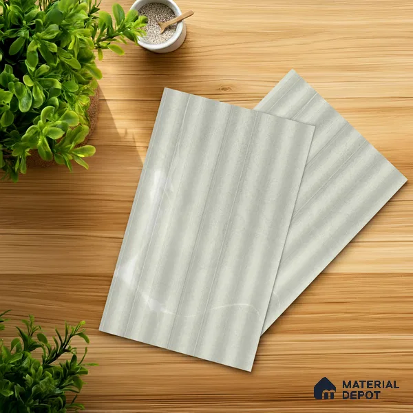 Marble Fluted Look LM 01365 Tokyo Rust 8 ft x 4 ft Texture Finish Decorative Laminate - 1 mm  | Suitable for TV Unit, Wardrobe, Kitchen Cabinets