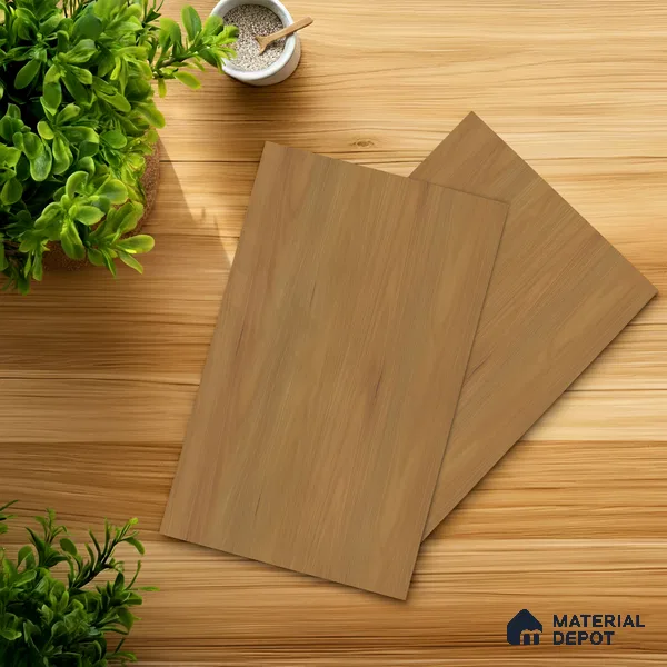 Wooden Look LM 01385 Chestnut Charm 8 ft x 4 ft Texture Finish Decorative Laminate - 1 mm  | Suitable for TV Unit, Wardrobe, Kitchen Cabinets