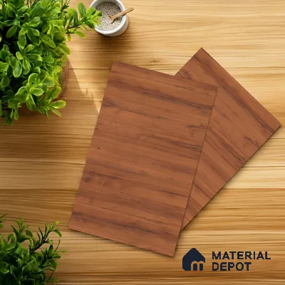 Wooden Look LM 01398 Ripple Wood 8 ft x 4 ft Texture Finish Decorative Laminate - 1 mm  | Suitable for TV Unit, Wardrobe, Kitchen Cabinets