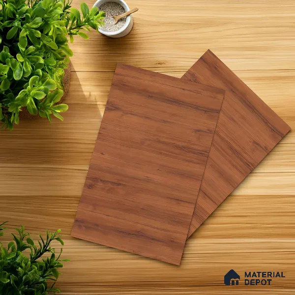 Wooden Look LM 01398 Ripple Wood 8 ft x 4 ft Texture Finish Decorative Laminate - 1 mm  | Suitable for TV Unit, Wardrobe, Kitchen Cabinets