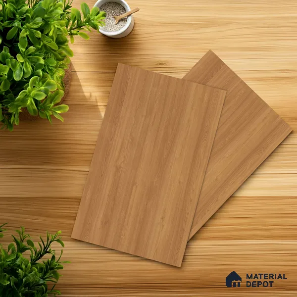 Wooden Look LM 01401 Zen Ease 8 ft x 4 ft Texture Finish Decorative Laminate - 1 mm  | Suitable for TV Unit, Wardrobe, Kitchen Cabinets