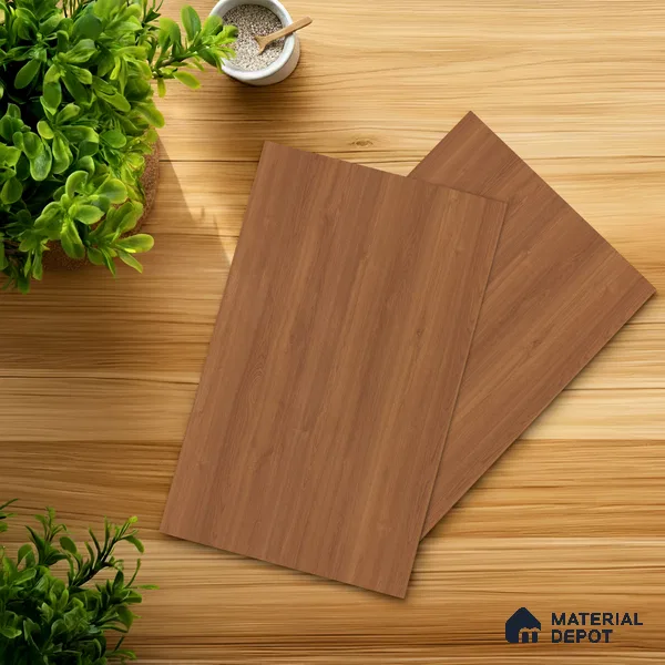 Wooden Look LM 01402 Cedar Ease 8 ft x 4 ft Texture Finish Decorative Laminate - 1 mm  | Suitable for TV Unit, Wardrobe, Kitchen Cabinets