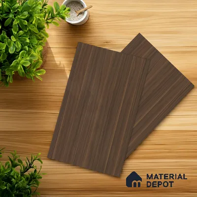 Wooden Look LM 01411 Tango Wood 8 ft x 4 ft PU Finish Decorative Laminate - 1 mm  | Suitable for TV Unit, Wardrobe, Kitchen Cabinets