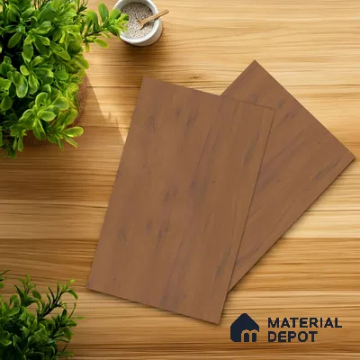 Wooden Look LM 01420 Rustic Bark 8 ft x 4 ft Texture Finish Decorative Laminate - 1 mm  | Suitable for TV Unit, Wardrobe, Kitchen Cabinets