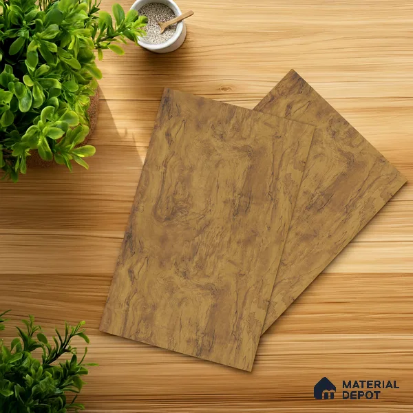 Wooden Look LM 01426 Toasted Timber 8 ft x 4 ft Texture Finish Decorative Laminate - 1 mm  | Suitable for TV Unit, Wardrobe, Kitchen Cabinets