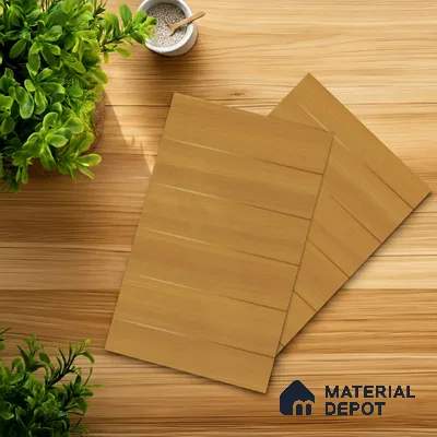 Wooden Look LM 01436 Almond Allure 8 ft x 4 ft Texture Finish Decorative Laminate - 1 mm  | Suitable for TV Unit, Wardrobe, Kitchen Cabinets