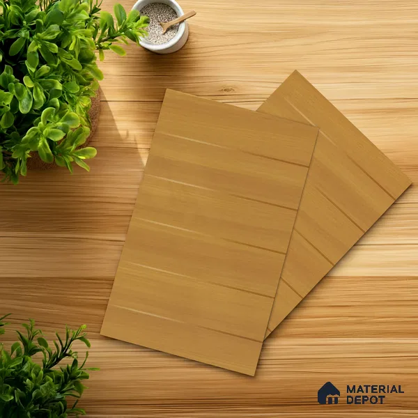 Wooden Look LM 01436 Almond Allure 8 ft x 4 ft Texture Finish Decorative Laminate - 1 mm | Suitable for TV Unit, Wardrobe, Kitchen Cabinets