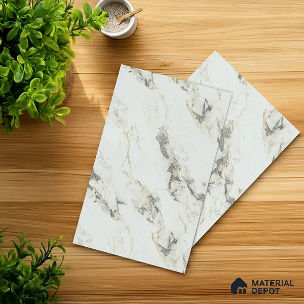 LM 01438 Carve Craft 8 ft x 4 ft Super Matte Finish Decorative Laminate - 1 mm | Suitable for TV Unit, Wardrobe, Kitchen Cabinets