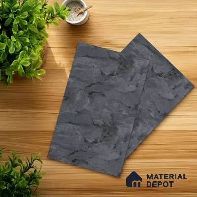 LM 01442 Slat Silk 8 ft x 4 ft Super Matte Finish Decorative Laminate - 1 mm  | Suitable for TV Unit, Wardrobe, Kitchen Cabinets