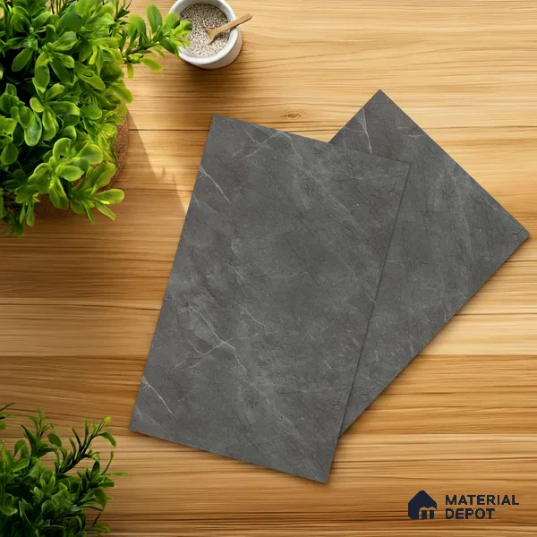 LM 01445 Iceland Dark Grey 8 ft x 4 ft Super Matte Finish Decorative Laminate - 1 mm  | Suitable for TV Unit, Wardrobe, Kitchen Cabinets