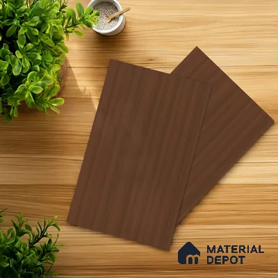 Wooden Look LM 01453 Rich Cocoa 8 ft x 4 ft Super Matte Finish Decorative Laminate - 1 mm  | Suitable for TV Unit, Wardrobe, Kitchen Cabinets