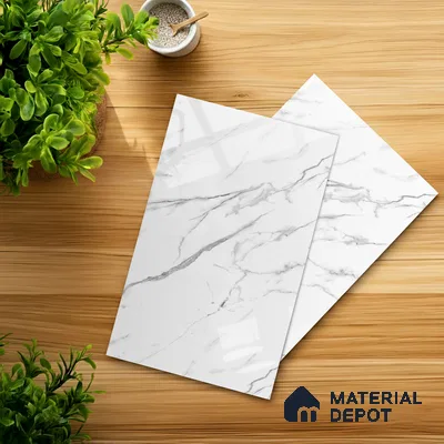 LM 01464 Serene Ease 8 ft x 4 ft High Gloss Finish Decorative Laminate - 1 mm  | Suitable for TV Unit, Wardrobe, Kitchen Cabinets