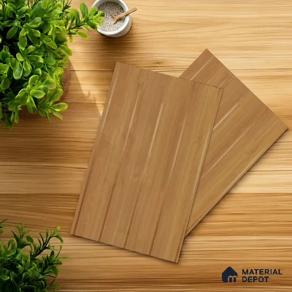 Wooden Look LM 01478 Cedar Ease 8 ft x 4 ft Texture Finish Decorative Laminate - 1 mm  | Suitable for TV Unit, Wardrobe, Kitchen Cabinets