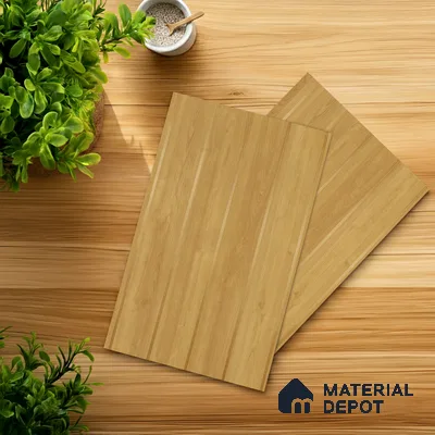 Wooden Look LM 01479 Zen Ease 8 ft x 4 ft Texture Finish Decorative Laminate - 1 mm  | Suitable for TV Unit, Wardrobe, Kitchen Cabinets