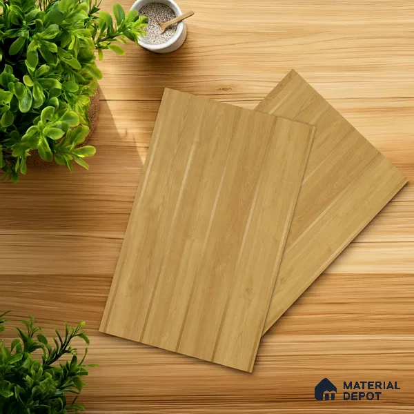 Wooden Look LM 01479 Zen Ease 8 ft x 4 ft Texture Finish Decorative Laminate - 1 mm  | Suitable for TV Unit, Wardrobe, Kitchen Cabinets