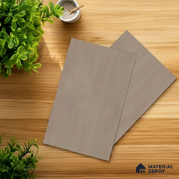Wooden Look LM 01483 Misty Mood 8 ft x 4 ft Suede Finish Decorative Laminate - 1 mm | Suitable for TV Unit, Wardrobe, Kitchen Cabinets