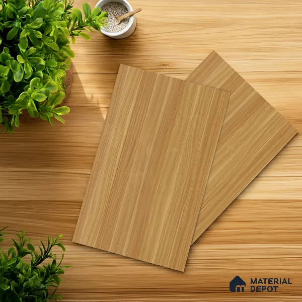 LM 01488 Brown Woodscar 8 ft x 4 ft Suede Finish Decorative Laminate - 1 mm | Suitable for TV Unit, Wardrobe, Kitchen Cabinets