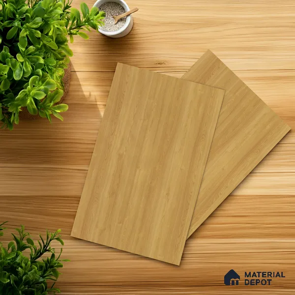 Wooden Look LM 01494 Zen Ease 8 ft x 4 ft Suede Finish Decorative Laminate - 1 mm  | Suitable for TV Unit, Wardrobe, Kitchen Cabinets