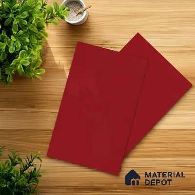 LM 01516 Tangerine 8 ft x 4 ft Suede Finish Decorative Laminate - 1 mm  | Suitable for Living Room, Kitchen, Office