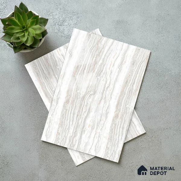 Beige Marble Look LM 18818 8 ft x 4 ft Texture Finish Decorative Laminate - 1 mm | Suitable for TV Unit, Wardrobe, Kitchen Cabinets