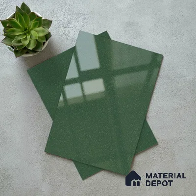 Metallic Look LM 19191 Minty Green 8 ft x 4 ft Glossy Finish Decorative Laminate - 1 mm | Suitable for TV Unit, Wardrobe, Kitchen Cabinets