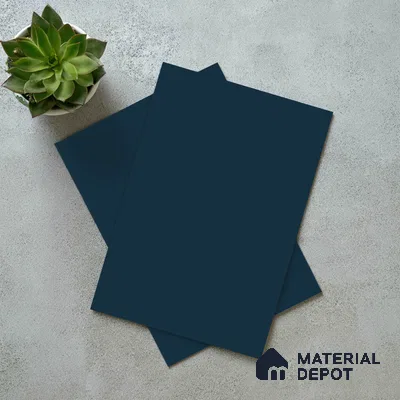 Solid Colors Look LM 19233 Teal 8 ft x 4 ft Matte Finish Decorative Laminate - 1 mm | Suitable for Living Room, Kitchen, Office
